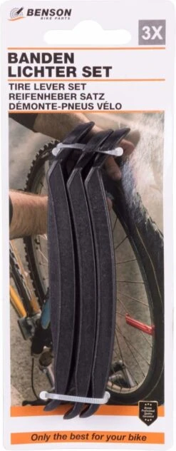 Benson Bandenlichter - Bandenlepel - 120 Mm - Kunststof - Zwart - 3 Stuks -BASIL Verkoop 469x1200