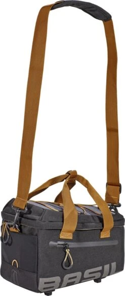 Basil Miles Trunkbag MIK - Bagagedragertas - Zwart/Grijs - 7 Liter -BASIL Verkoop 508x1200