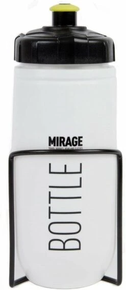 Mirage Bidon Met Bidonhouder Wit/zwart 600 Ml -BASIL Verkoop 521x1200 3