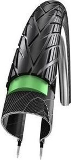 Schwalbe Buitenband - Energizer Plus - 28 Inch X 1.40 - Zwart Reflecterend -BASIL Verkoop 538x1200