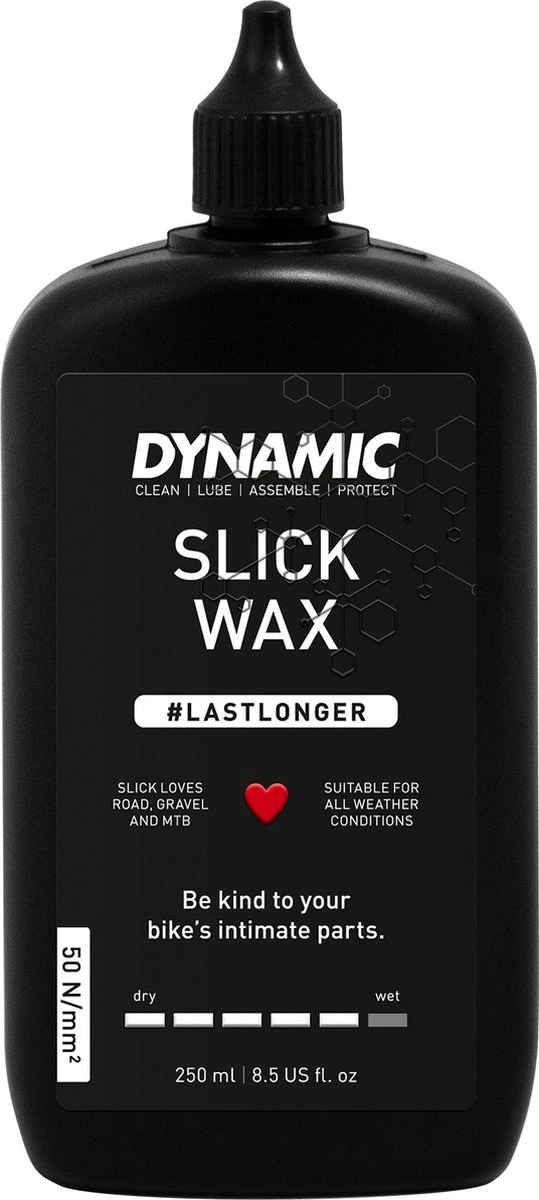Dynamic Slick Wax 250ml - Kettingwax Fiets - Kettingsmeermiddel - 1 Dynamic Slick Wax 250ml - Kettingwax Fiets - Kettingsmeermiddel -