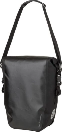 AGU Clean Enkele Fietstas Shelter Medium - Zwart - 17 L - Waterdicht - KLICKfix Module Rail -BASIL Verkoop 570x1200 1