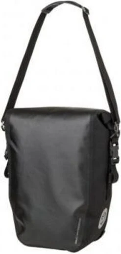 AGU Clean Enkele Fietstas Shelter Medium - Zwart - 17 L - Waterdicht - KLICKfix Module Rail -BASIL Verkoop 573x1200