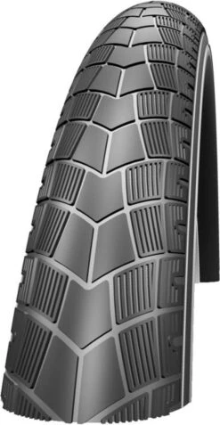 Schwalbe Buitenband - Big Apple K-Guard - 28 Inch X 2.00 - Zwart Reflecterend -BASIL Verkoop 622x1200