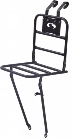 Steco Transport Comfort Voordrager Voor Fietsen Volwassenen - Matzwart