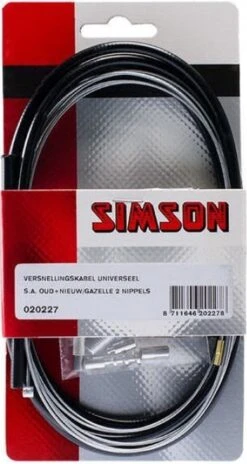 Simson Versnellingskabelset S.A. / Gazelle Zwart -BASIL Verkoop 639x1200 2