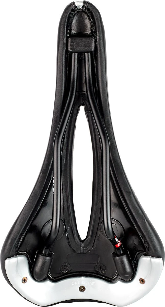 Selle Italia Sport Gel Flow S2 Fietszadel - Stalen Rails - Zwart 6 Selle Italia Sport Gel Flow S2 Fietszadel - Stalen Rails - Zwart - Afbeelding 6