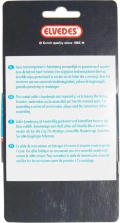 Versnellingskabelset Elvedes Nexus 3 1700 / 2250 Mm RVS - Zwart (op Kaart) 10 Versnellingskabelset Elvedes Nexus 3 1700 / 2250 Mm RVS - Zwart (op Kaart) -BASIL Verkoop 647x1200 3