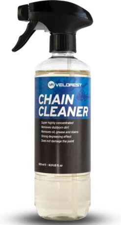 Velorest Chain Cleaner - 500ml - Fietsketting Reiniger Set - Ketting Reiniger Fiets - Chain Cleaner - Kettingreiniger Vloeistof - Ketting Ontvetter - Langdurige Bescherming
