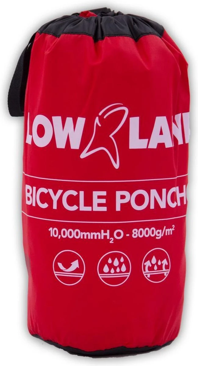 LOWLAND OUTDOOR® Fietsponcho - 100% Waterdicht (10000mm) - Ademend 6 LOWLAND OUTDOOR® Fietsponcho - 100% Waterdicht (10000mm) - Ademend - Afbeelding 6