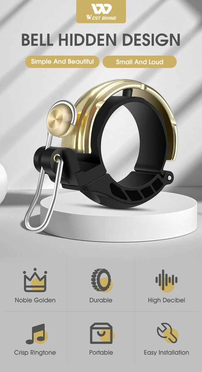 Fietsbel Goud Voor Racefiets Fiets Scooter En Motor - Mountainbike Accesoires En Wielrennen - Wielersport En Motorsport 1 Fietsbel Goud Voor Racefiets Fiets Scooter En Motor - Mountainbike Accesoires En Wielrennen - Wielersport En Motorsport