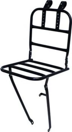 Steco Transport Voordrager Original Voor Fietsen Volwassenen - Matzwart -BASIL Verkoop 661x1200 3