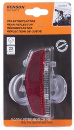 Benson Fiets Achterlicht / Staartreflector Fietsverlichting 2x LED Universeel -BASIL Verkoop 688x1200 3