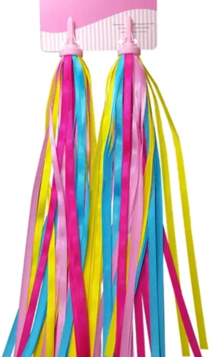 Merkloos Stuurslingers - Fiets Versiering Kinderen - Stuurversiering Slingers - Handvat Streamers Voor Meisjes - Vrolijke Franjes - 2 Stuks - 24 CM - Stuurslingers Voor Kinderfiets 1 Merkloos Stuurslingers - Fiets Versiering Kinderen - Stuurversiering Slingers - Handvat Streamers Voor Meisjes - Vrolijke Franjes - 2 Stuks - 24 CM - Stuurslingers Voor Kinderfiets