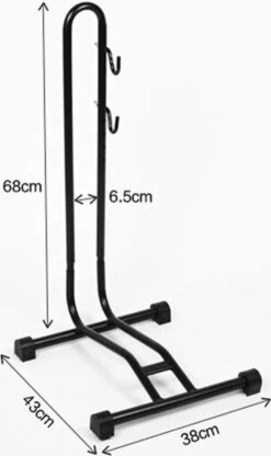 Decopatent® Fietsrek Om Fiets Horizontaal Te Stallen - Fietsstaander Standaard - Fietsrek Voor 1 Fiets - Voor Racefiets MTB E-bike -BASIL Verkoop 712x1200 3