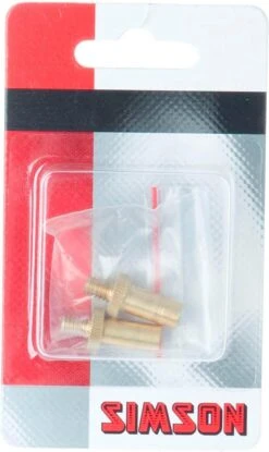 Simson - Oppompverloopnippel Voor Frans Ventiel - Bruin 2021 Model