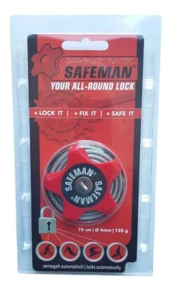 Safeman Mountainbike & Racefiets Slot | Fietsslot | Compact & Multifunctioneel | Rood | 75cm -BASIL Verkoop 716x1200 1