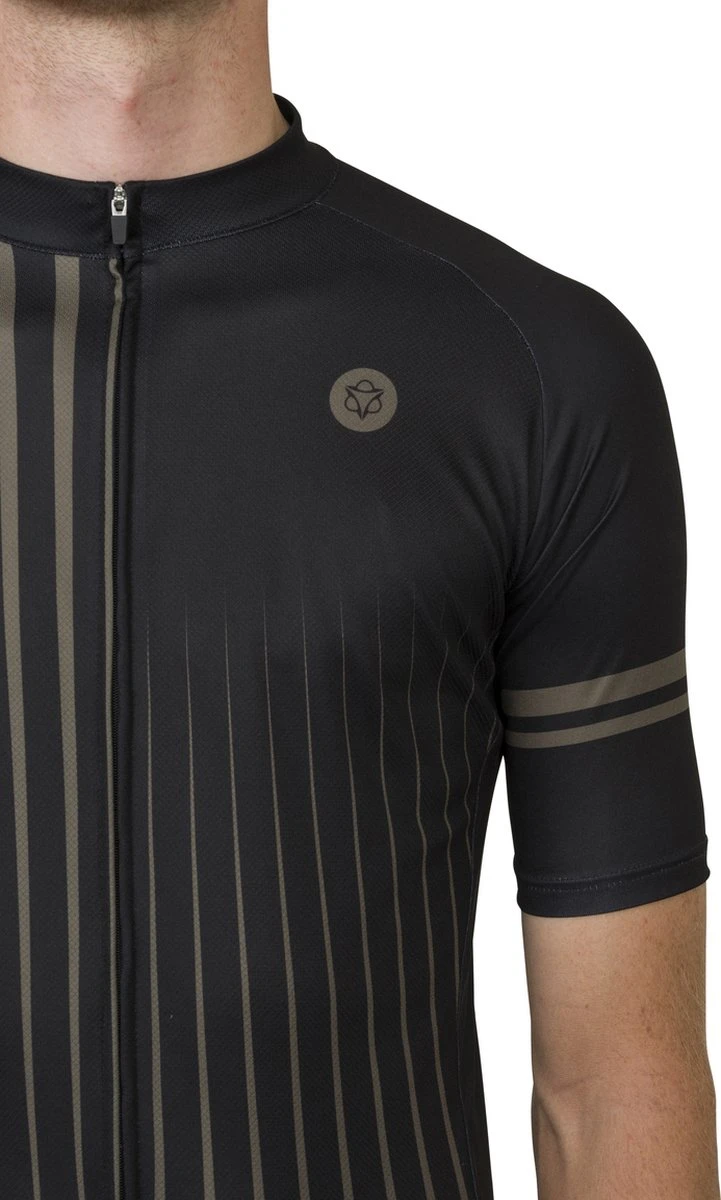 AGU Faded Stripe Fietsshirt Essential Heren - Zwart - M 6 AGU Faded Stripe Fietsshirt Essential Heren - Zwart - M - Afbeelding 6