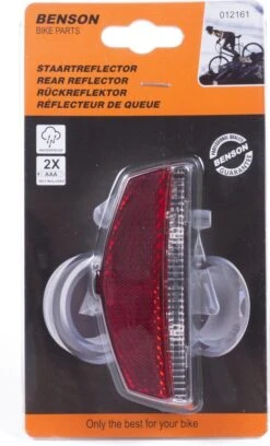 Benson Fiets Achterlicht / Staartreflector Fietsverlichting 2x LED Universeel -BASIL Verkoop 726x1200 3