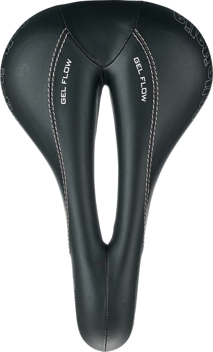 Selle Italia Donna Gel Flow L2 Fietszadel - Stalen Rails - Zwart 5 Selle Italia Donna Gel Flow L2 Fietszadel - Stalen Rails - Zwart - Afbeelding 5