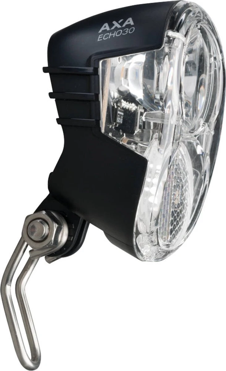 AXA Echo 30 Switch - Fietslamp Voorlicht - LED Koplamp - Dynamo - 30 Lux 1 AXA Echo 30 Switch - Fietslamp Voorlicht - LED Koplamp - Dynamo - 30 Lux
