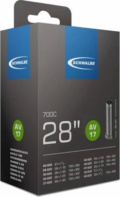Schwalbe Binnenband - AV17 - 28 Inch X 1.10 - 1.75 - Auto Ventiel - 40mm -BASIL Verkoop 735x1200 4