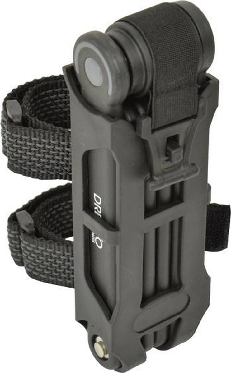 Dresco - Vouwslot - 85x5,5cm - Met Houder - Zwart 8 Dresco - Vouwslot - 85x5,5cm - Met Houder - Zwart - Afbeelding 8