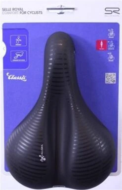 Selle Royal Avenue Moderate 8466 - Fietszadel - Gel - Zwart -BASIL Verkoop 767x1200 5