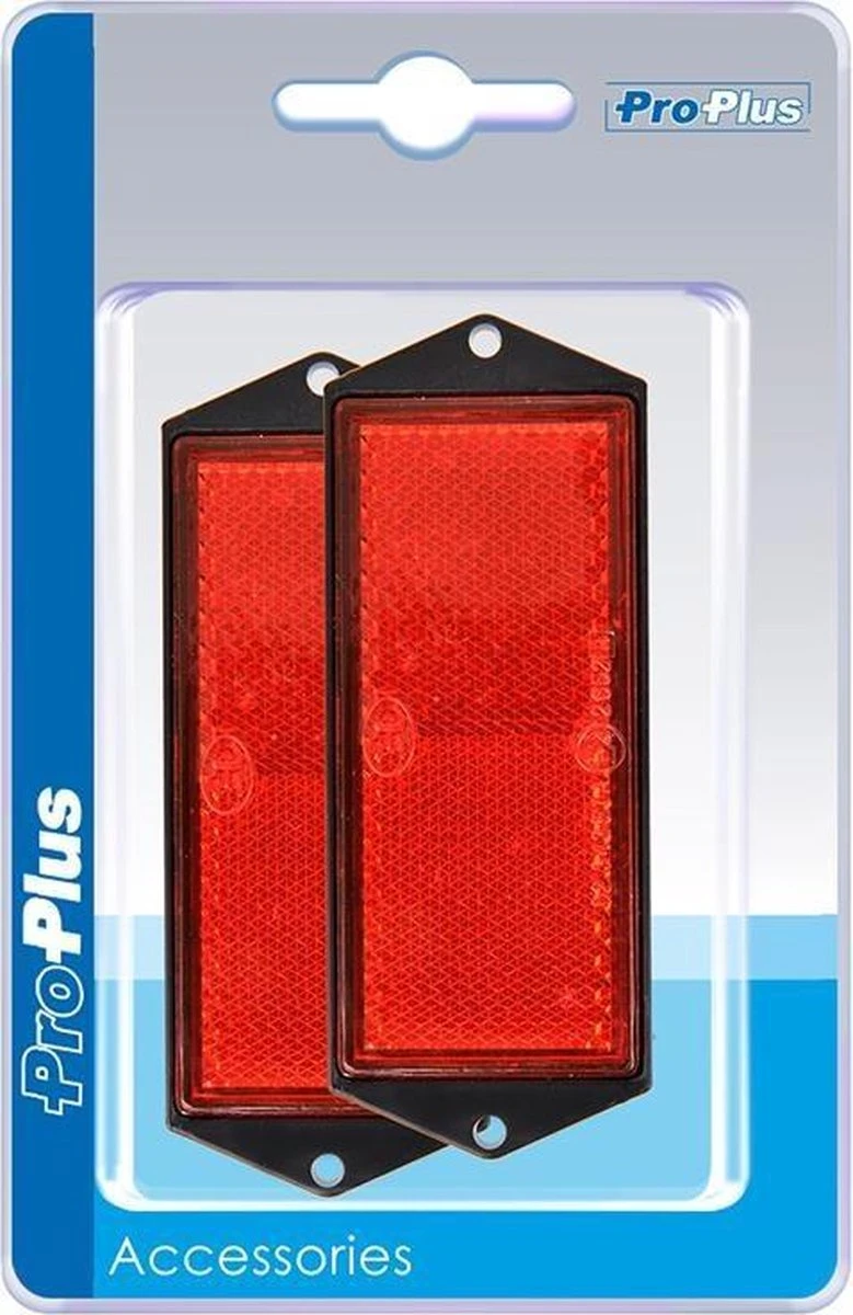 PROPLUS Pro Plus Reflector Met Schroefbevestiging - 104 X 40 Mm - Rood - 2 Stuks 10 PROPLUS Pro Plus Reflector Met Schroefbevestiging - 104 X 40 Mm - Rood - 2 Stuks - Afbeelding 10