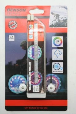 Benson Spaakverlichting - Fietswiel Verlichting - LED - Spaken - Kliksysteem - 30 Kleurinstellingen - Wiel -BASIL Verkoop 798x1200 14