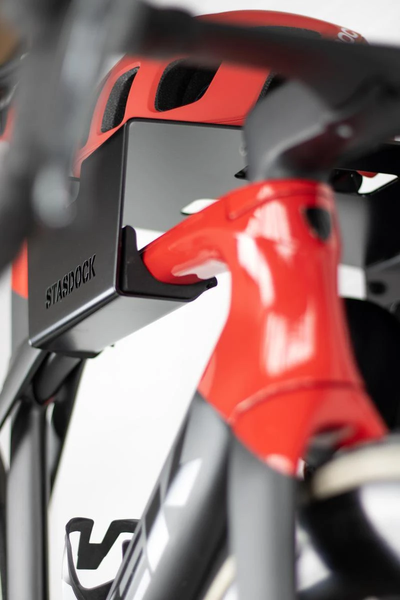 Stasdock® Happy Black - Fiets Ophangsysteem - Muurbeugel Fiets - Fietsbeugel - Fiets Ophangbeugel 8 Stasdock® Happy Black - Fiets Ophangsysteem - Muurbeugel Fiets - Fietsbeugel - Fiets Ophangbeugel - Afbeelding 8