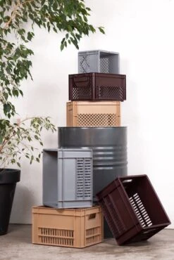 Fastrider Fietskrat Large - Beige - 34L -BASIL Verkoop 801x1200 8