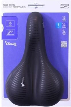 Selle Royal Avenue Moderate 8467 - Fietszadel - Gel - Zwart -BASIL Verkoop 803x1200 16
