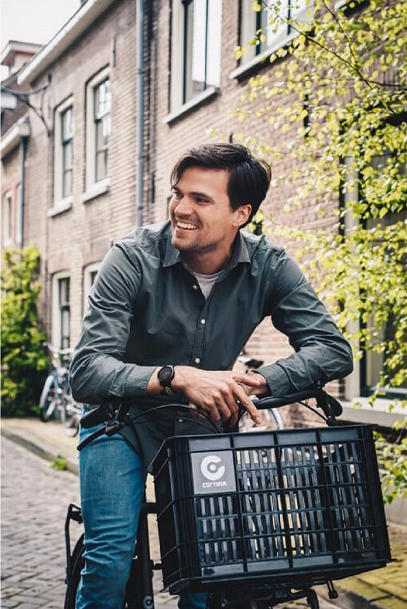 Cortina Dubai - Fietskrat - Zwart - 33 Liter 3 Cortina Dubai - Fietskrat - Zwart - 33 Liter - Afbeelding 3