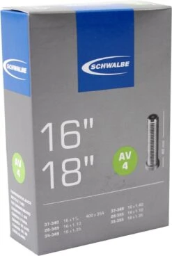 Schwalbe Binnenband - AV4 - 16 Inch X 1 3/8 - 18 X 1.35 - Auto Ventiel - 40mm