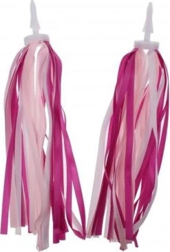 PexKids Fraaie Franje Stuurslingers - Streamers - Stuur Versiering 26 Cm Roze/Wit -BASIL Verkoop 807x1200 3