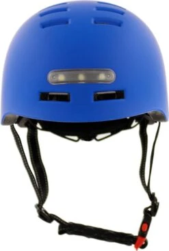 Sajan Fietshelm - Skatehelm Helm Mat-Blauw - LED Verlichting - Maat-S -BASIL Verkoop 808x1200