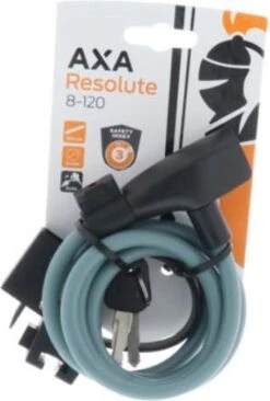 AXA Resolute 8-120 Kabelslot – Slot Voor Fietsen - Gebruiksvriendelijk - 120 Cm Lang - Diameter 8 Mm - Groen -BASIL Verkoop 810x1200 1