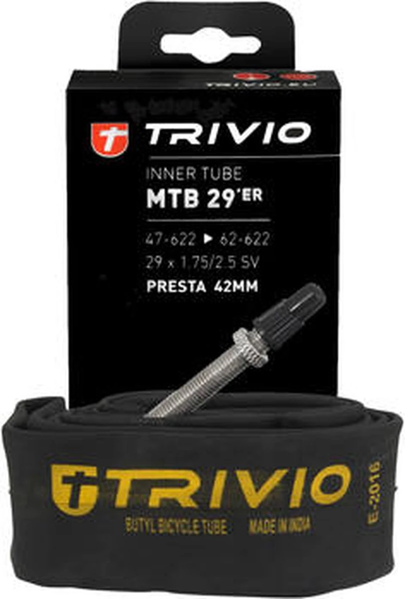 Trivio - MTB Binnenband 29X1.75/2.5 SV 42MM Presta 1 Trivio - MTB Binnenband 29X1.75/2.5 SV 42MM Presta