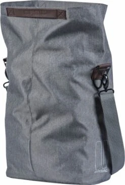 Basil City Fietsshopper - Enkele Fietstas - Grijs - 16 Liter -BASIL Verkoop 815x1200