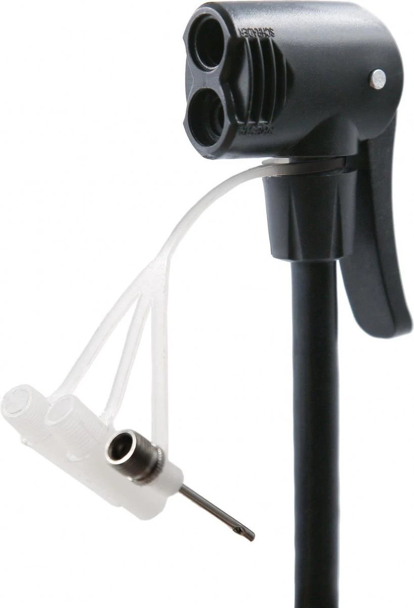 AMIGO Fietspomp M1 - Vloerpomp Voor Hollands Ventiel/ Frans Ventiel/ Autoventiel - Blauw 4 AMIGO Fietspomp M1 - Vloerpomp Voor Hollands Ventiel/ Frans Ventiel/ Autoventiel - Blauw - Afbeelding 4