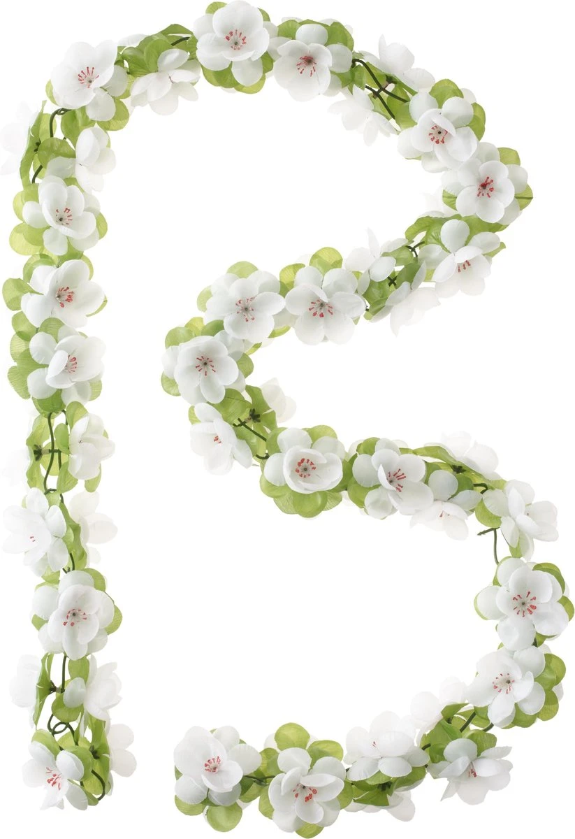Basil Flower Garland Bloemenstreng - Wit 1 Basil Flower Garland Bloemenstreng - Wit