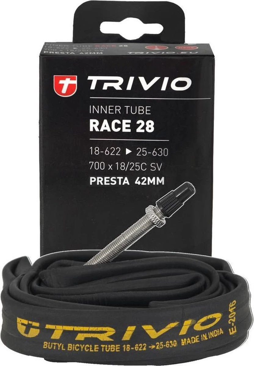 Trivio - Race Binnenband 700X18/25C SV 80MM Presta 2 Trivio - Race Binnenband 700X18/25C SV 80MM Presta - Afbeelding 2