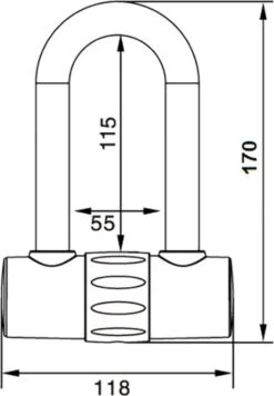 Maxx-Locks Tirau Scooterslot / Motorslot ART 4 Kettingslot + Loop - 150cm -BASIL Verkoop 832x1200 2