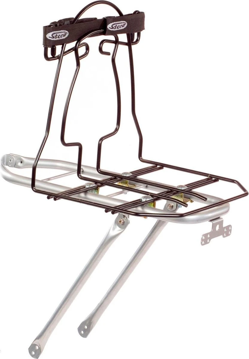 Steco Bagagedrager Verbreder Monkey-mee Staal - 31cm Breed - Zwart 3 Steco Bagagedrager Verbreder Monkey-mee Staal - 31cm Breed - Zwart - Afbeelding 3