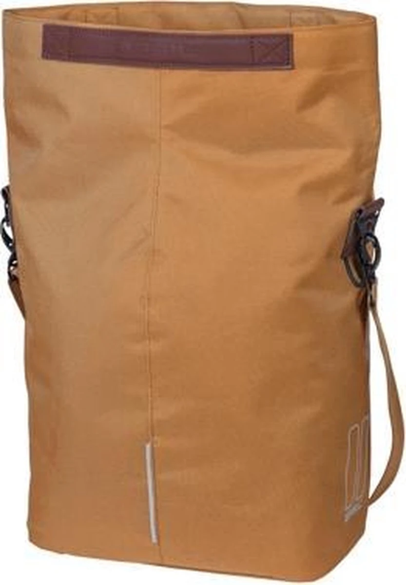 Basil City Fietsshopper - Enkele Fietstas - Camel Bruin - 16 Liter 5 Basil City Fietsshopper - Enkele Fietstas - Camel Bruin - 16 Liter - Afbeelding 5