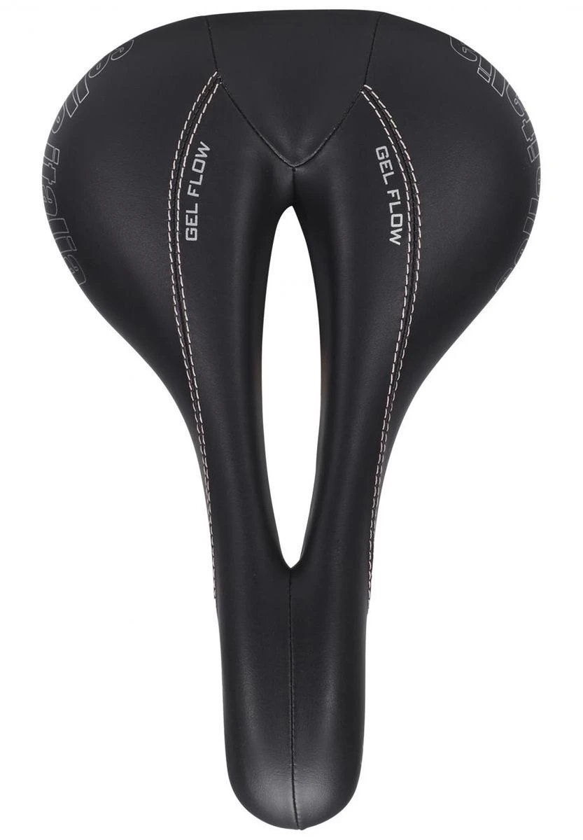 Selle Italia Donna Gel Flow L2 Fietszadel - Stalen Rails - Zwart 4 Selle Italia Donna Gel Flow L2 Fietszadel - Stalen Rails - Zwart - Afbeelding 4