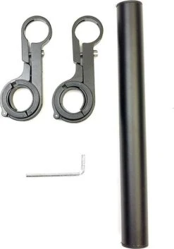 DrPhone EF1 – Verlengstuk Voor Fietsstuur – 20 CM Lang – Uitbreiding Frame – Gemakkelijk Te Installeren - Zwart -BASIL Verkoop 839x1200 3