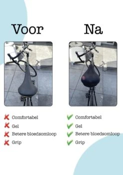 VoordeelShop Fiets Zadelhoes Met Extra Zachte Gel En Gleuf Universeel - Gel Zadelhoes Voor Racefiets/mountainbike En Normale Fietsen - Comfortabel Fietsen - Fiets Accessoires -BASIL Verkoop 846x1200 2