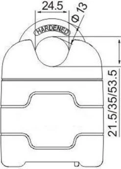 VINZ Makalu Motorslot / Kettingslot / Scooterslot ART 4 Gecertificeerd - 120 Cm Ketting - Dikte Schakels: 10,5mm -BASIL Verkoop 857x1200 3